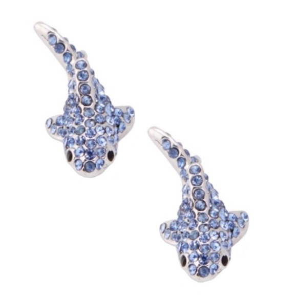 KATE SPADE California Dreamin’ Shark Stud Earrings - Picture 2 of 5